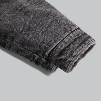 Fleecegefütterte Jeansjacke für Herren 4