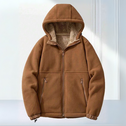 Fleecegefütterter Hoodie | Warm | Mit Reißverschluss | Winter-Hoodie | Herren-Hoodie-Chaps Herrenmode