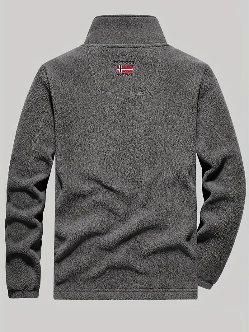 Fleecejacke | Outdoor | Winddicht | Fleece mit durchgehendem Reißverschluss | Winterjacken für Herren-Chaps Herrenmode