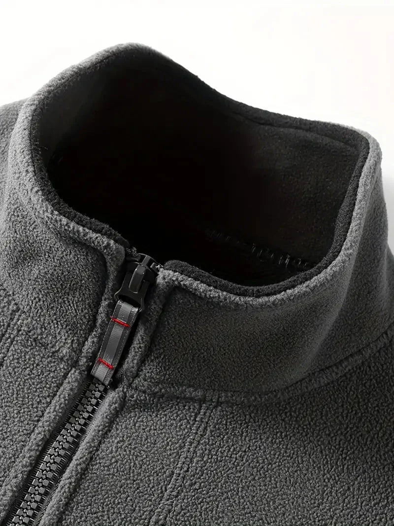 Fleecejacke | Outdoor | Winddicht | Fleece mit durchgehendem Reißverschluss | Winterjacken für Herren-Chaps Herrenmode