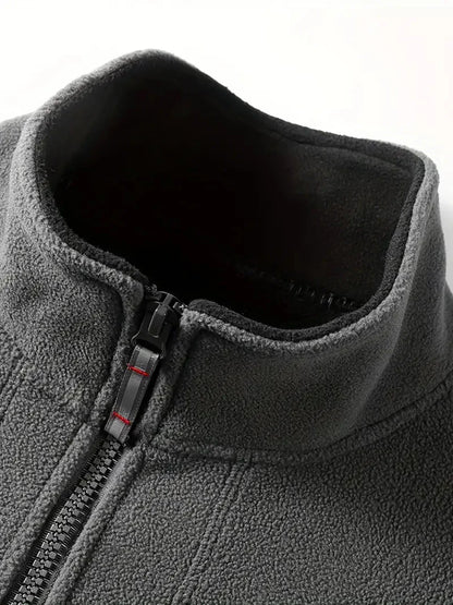 Fleecejacke | Outdoor | Winddicht | Fleece mit durchgehendem Reißverschluss | Winterjacken für Herren-Chaps Herrenmode