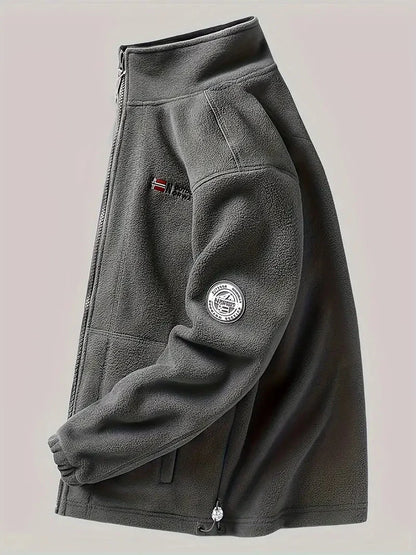 Fleecejacke | Outdoor | Winddicht | Fleece mit durchgehendem Reißverschluss | Winterjacken für Herren-Chaps Herrenmode