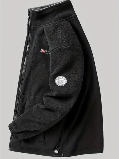 Fleecejacke | Outdoor | Winddicht | Fleece mit durchgehendem Reißverschluss | Winterjacken für Herren-Chaps Herrenmode