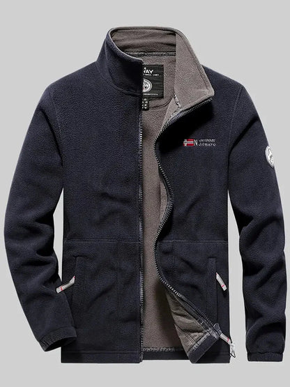 Herren Fleecejacke Winddicht Isolierend Winterjacke - BerlinGlamour