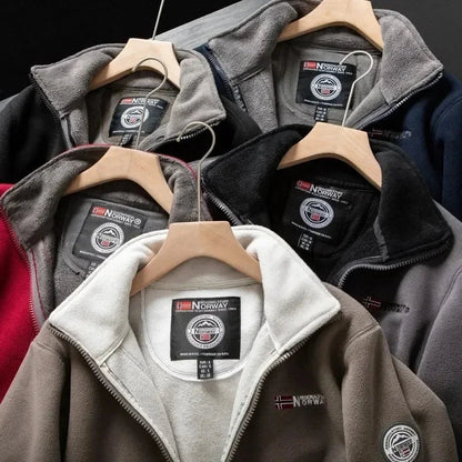 Fleecejacke | Warm | Taschen | Fleece-Jacke mit Reißverschluss | Winterkleidung für Herren-Chaps Herrenmode