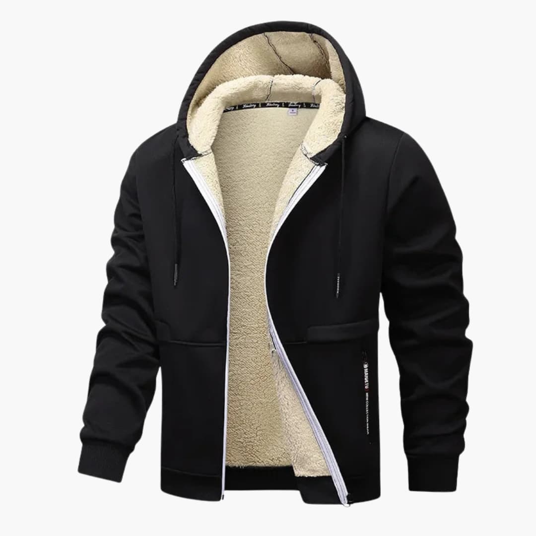 Fleecejacke für Herren mit Reißverschluss und langen Ärmeln 3
