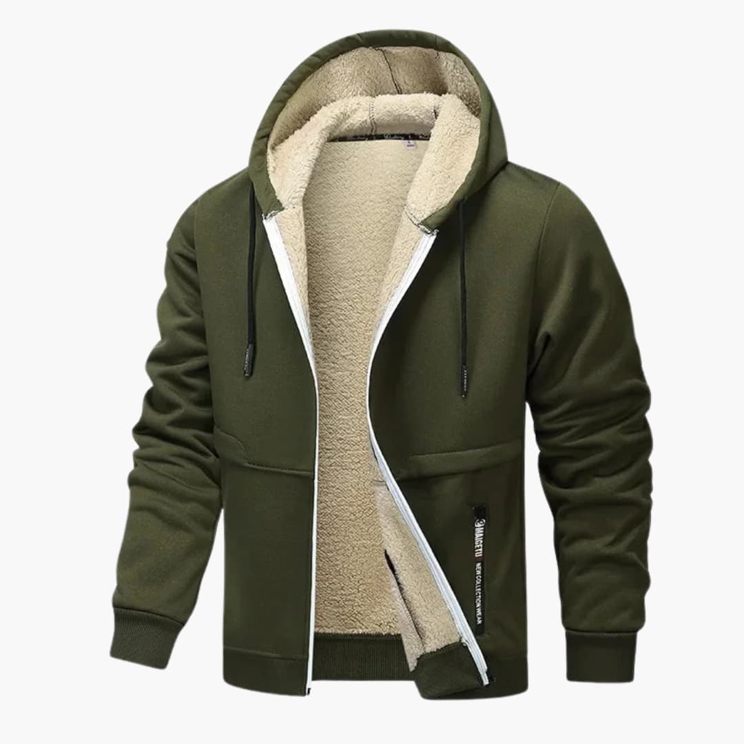 Fleecejacke für Herren mit Reißverschluss und langen Ärmeln 5
