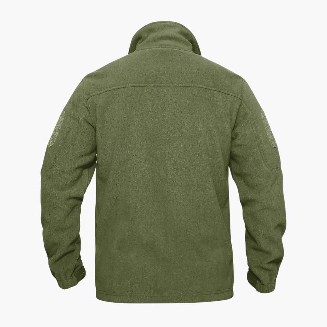 Fleecejacke für Herren mit Reißverschlusstaschen und Stehkragen 1