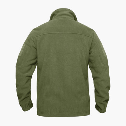 Fleecejacke für Herren mit Reißverschlusstaschen und Stehkragen 1