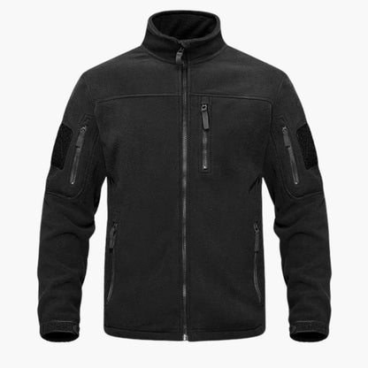 Fleecejacke für Herren mit Reißverschlusstaschen und Stehkragen 2