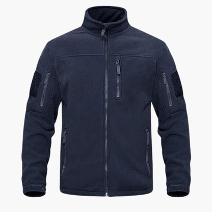 Fleecejacke für Herren mit Reißverschlusstaschen und Stehkragen 4