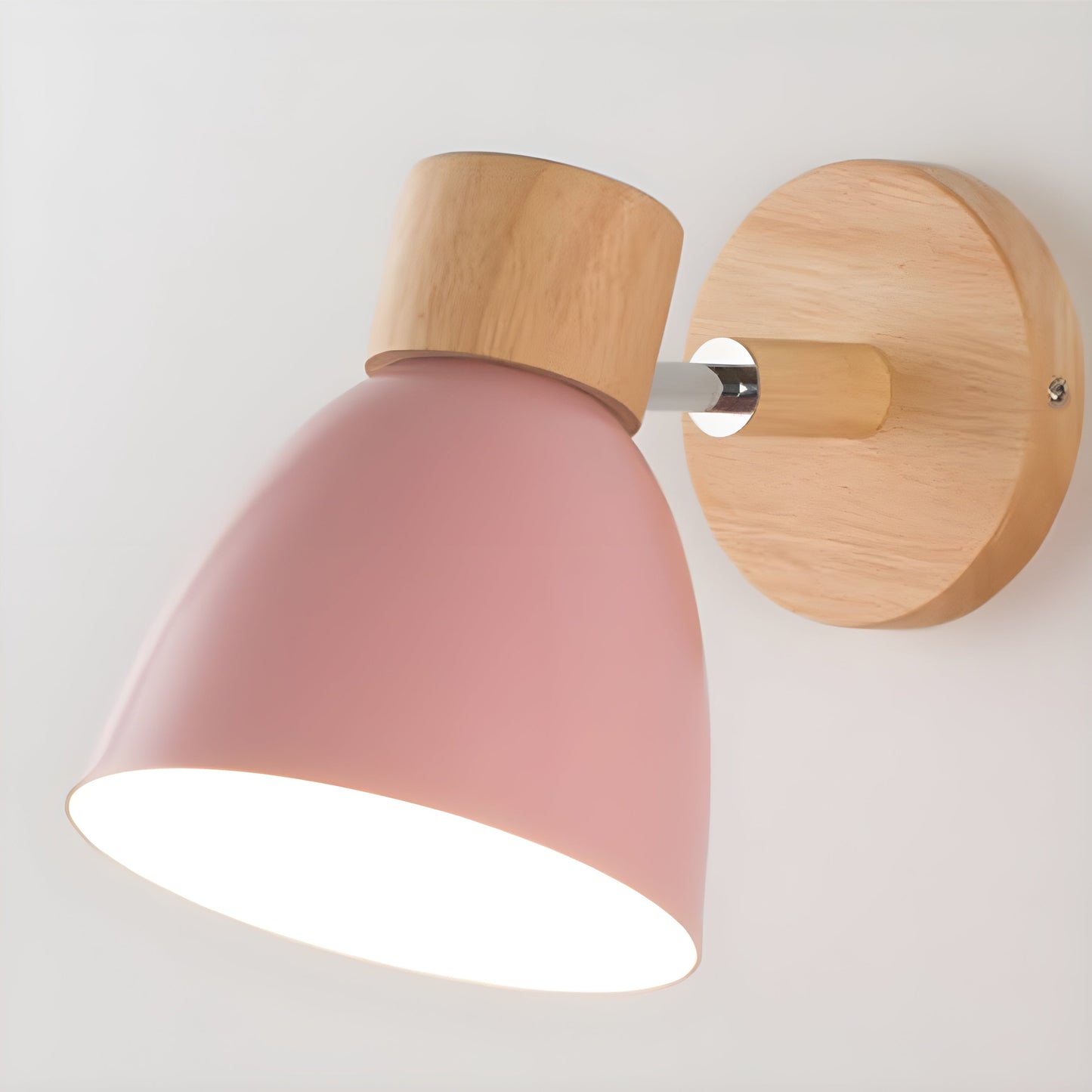 Norwegische Holzwandlampe Schlafzimmer Lampe Dimmbar