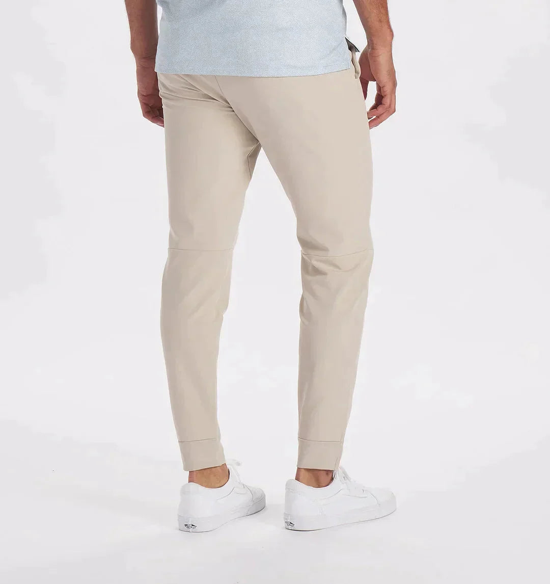 Freizeithosen | Kordelzug | Stretch | Slim Fit Jogger | Herrenhosen-Chaps Herrenmode