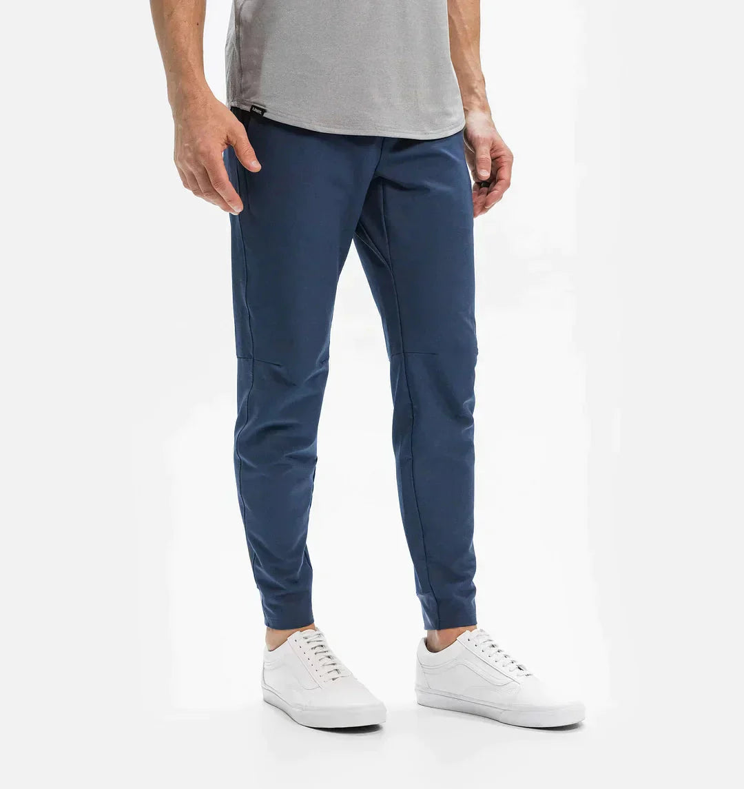 Freizeithosen | Kordelzug | Stretch | Slim Fit Jogger | Herrenhosen-Chaps Herrenmode