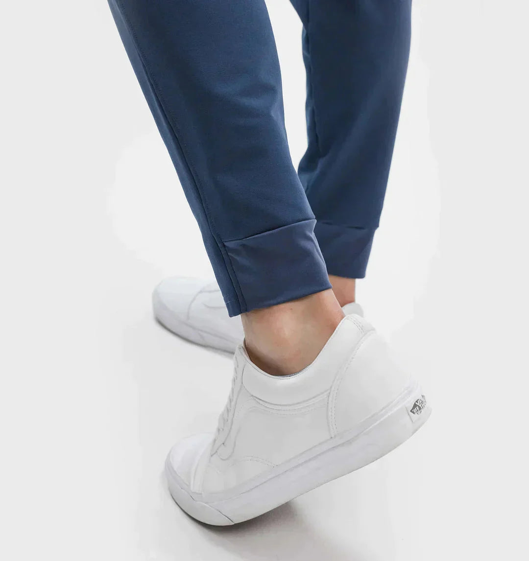 Freizeithosen | Kordelzug | Stretch | Slim Fit Jogger | Herrenhosen-Chaps Herrenmode