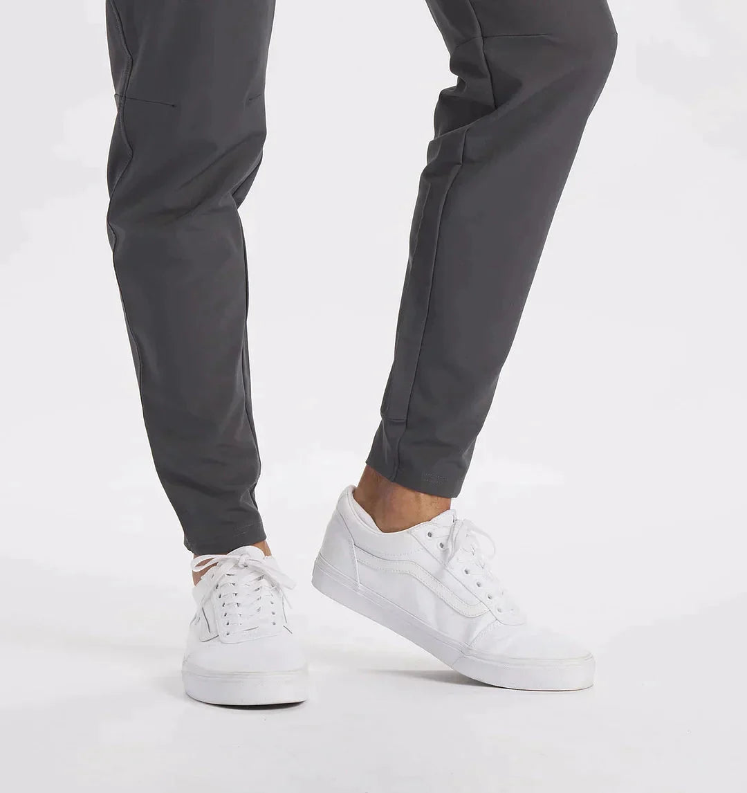 Freizeithosen | Kordelzug | Stretch | Slim Fit Jogger | Herrenhosen-Chaps Herrenmode