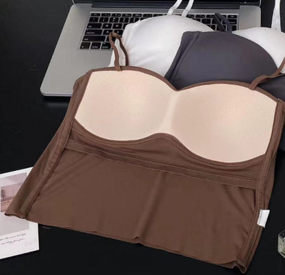 Gepolstertes Oberteil Frauen Glitzer Top