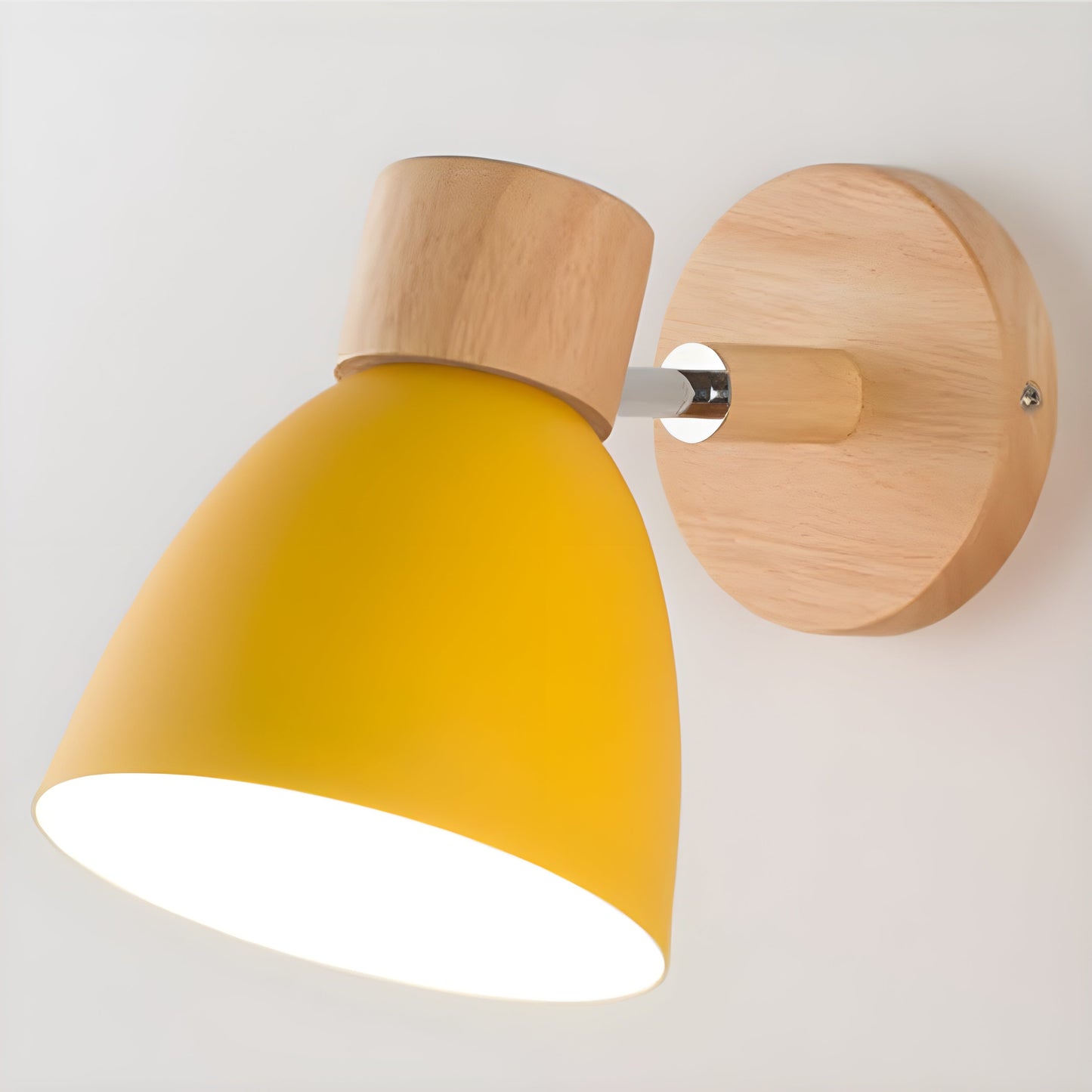 Norwegische Holzwandlampe Schlafzimmer Lampe Dimmbar