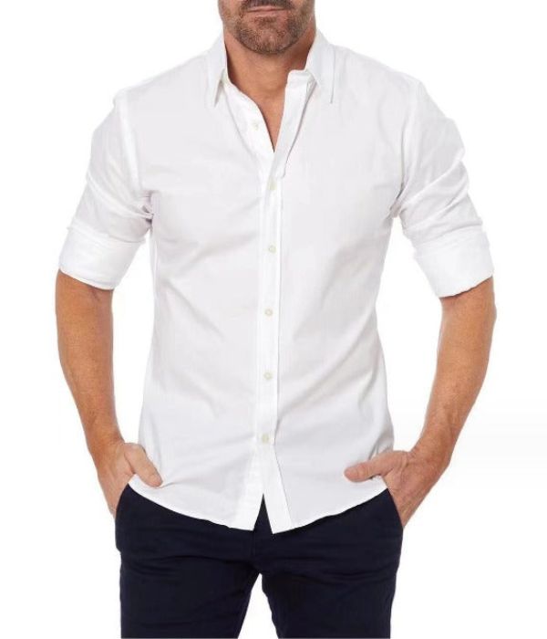 Herren Langarmhemd im klassischen Stil - Garrett