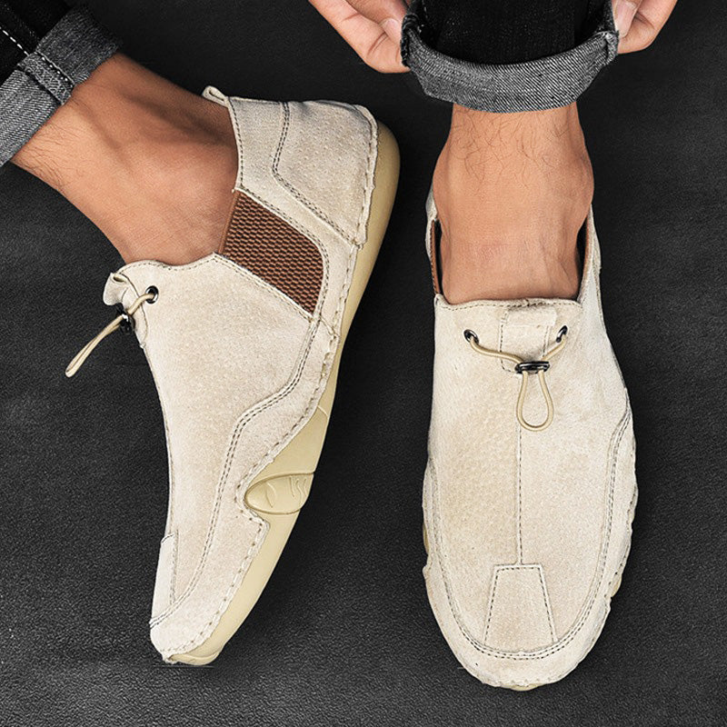 Bequeme Herren Slippers Leder Schwarz - BerlinGlamour
