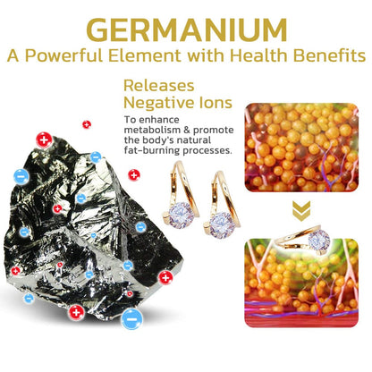 Germanium Ohrringe Lymphvity Edelstahl Gesundheitsohrring