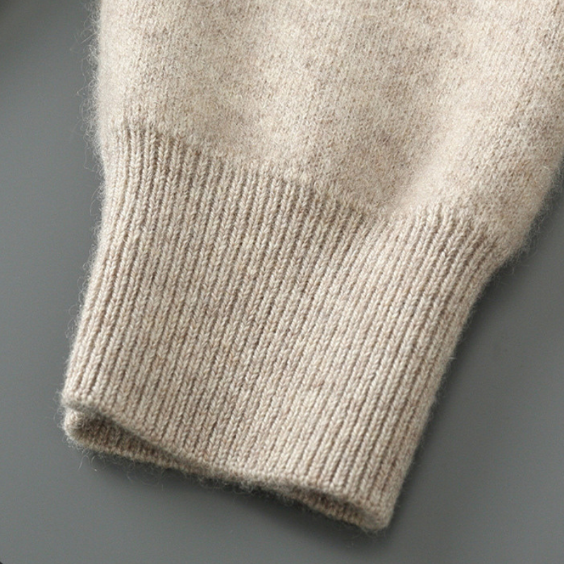 Herren Strickjacke Woll Warm Reißverschluss Hochwertig
