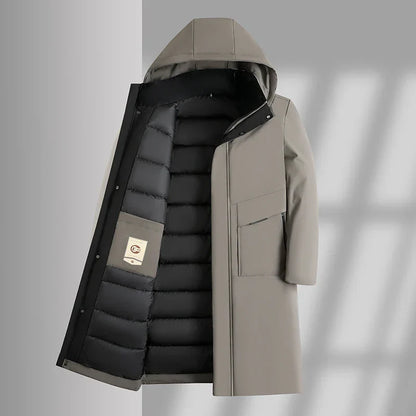 Herren Winterparka Isoliert Wärme Jacke