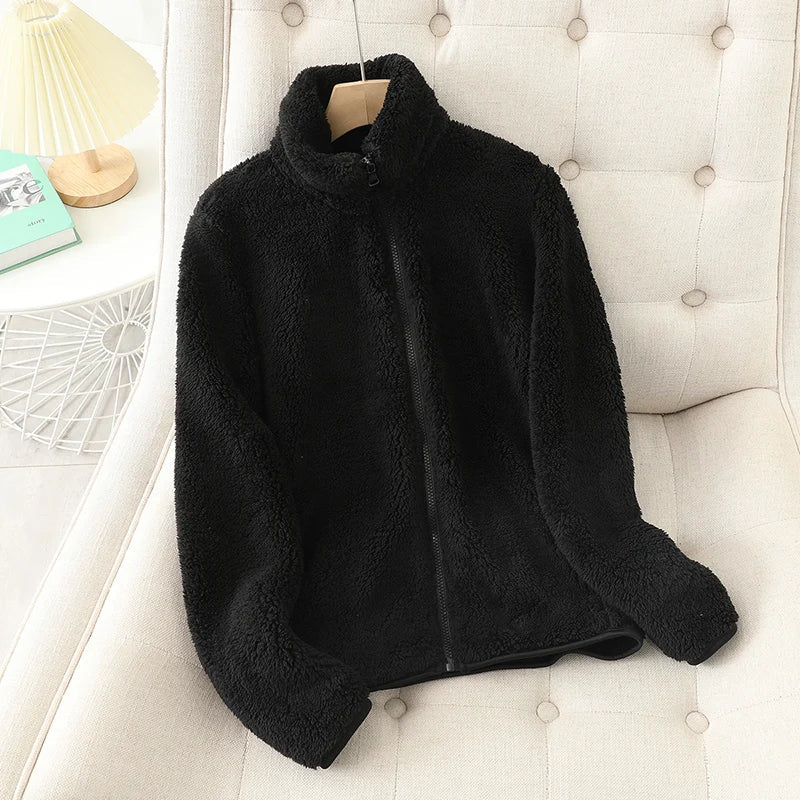 Damen Fleecejacke Warm Bequem Winter