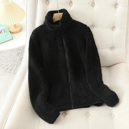 Damen Fleecejacke Warm Bequem Winter