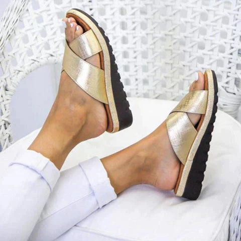 Damen Sandalen Sommer Orthopädisch Bequem