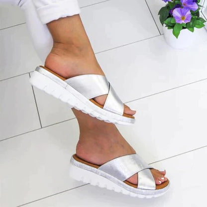 Damen Sandalen Sommer Orthopädisch Bequem