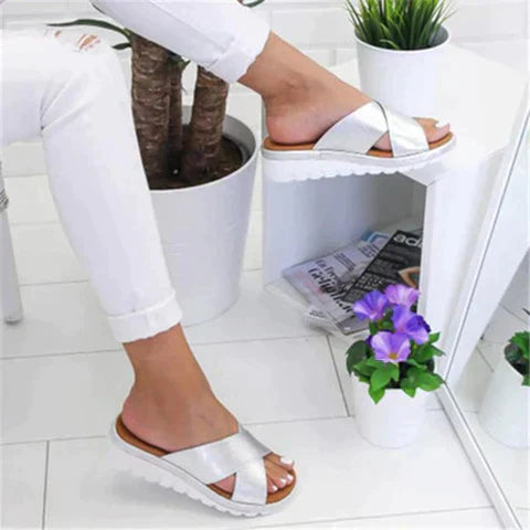 Orthopädische Sandalen Damen Komfortabel Modern