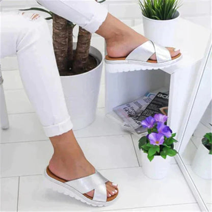 Orthopädische Sandalen Damen Komfortabel Modern