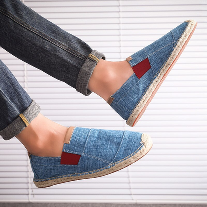 Atmungsaktive Herren Leineschuhe