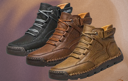 Wanderschuhe Herren Leder Orthopädisch Bequem