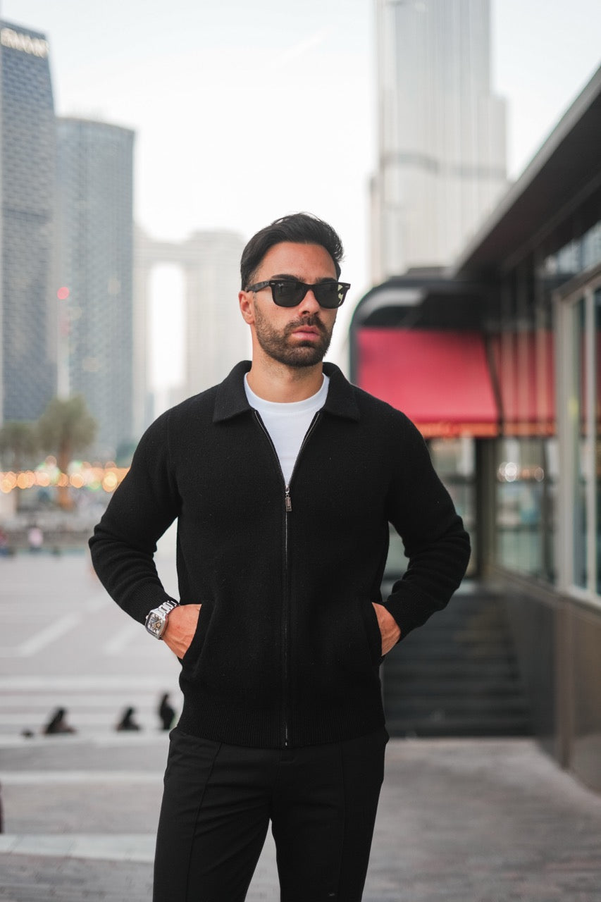 Herren Strickjacke Kaschmir Weich Elegant