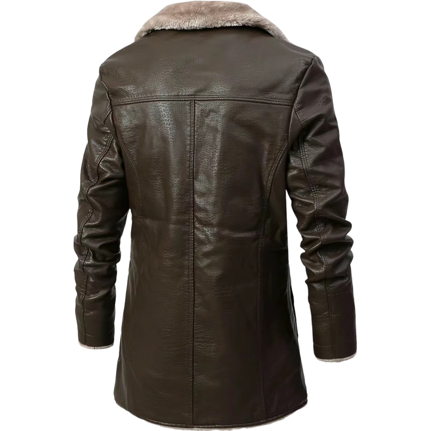 Lederjacke Herren Klassisch Schwarzes Leder