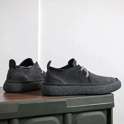 Herren Leder-Schuhe Nubuk Weich Komfortabel Elegant