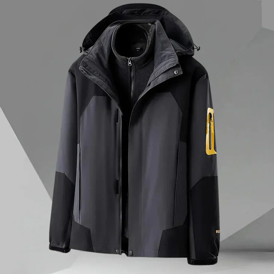 Herren Windbreaker Wasserdicht mit Kapuze - BerlinGlamour