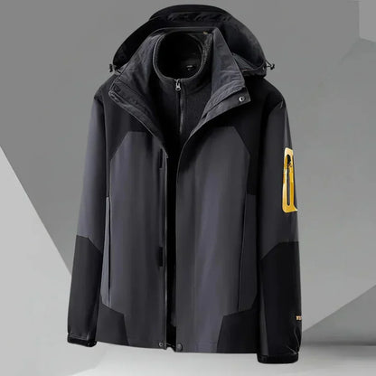 Herren Windbreaker Wasserdicht mit Kapuze - BerlinGlamour
