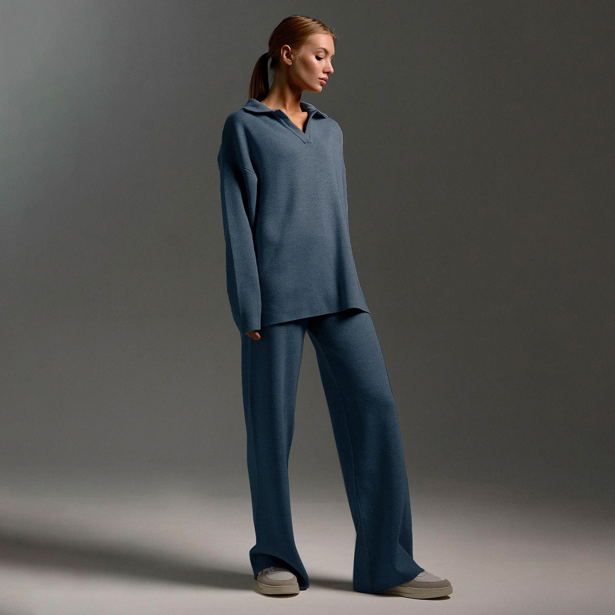 Damen Loungewear Set Oversized Sweatshirt und Hose - BerlinGlamour