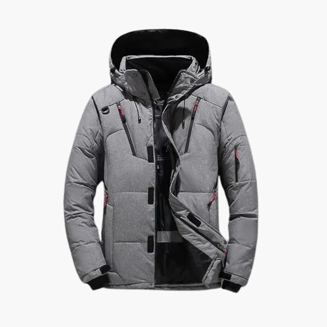 Gefütterte Daunenjacke für Herren 6