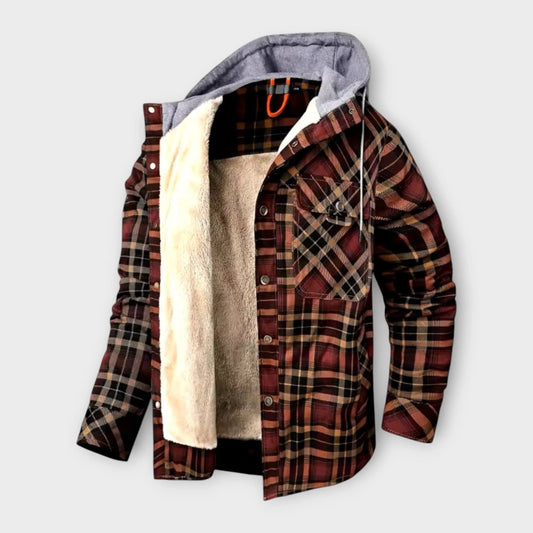 Gefütterte Flanelljacke für Herren 0