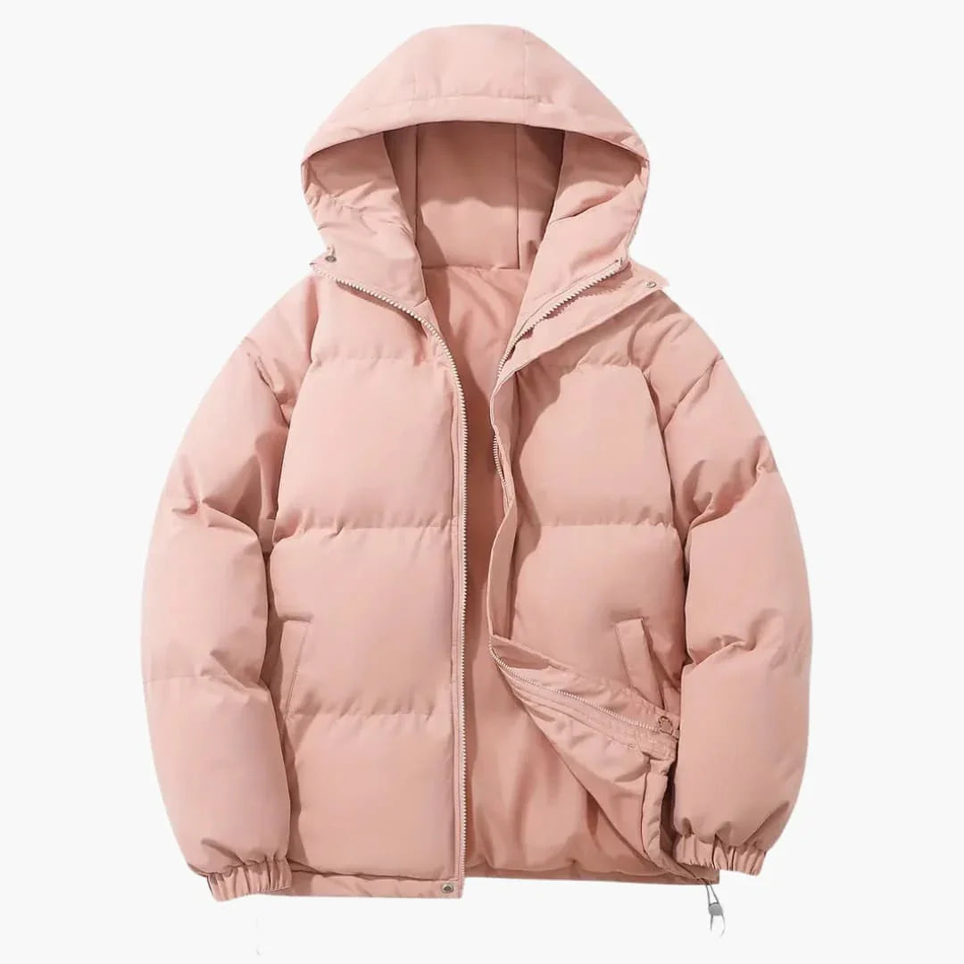 Gefütterte Kapuzen-Winterjacke für Herren 0