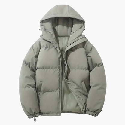 Gefütterte Kapuzen-Winterjacke für Herren 10