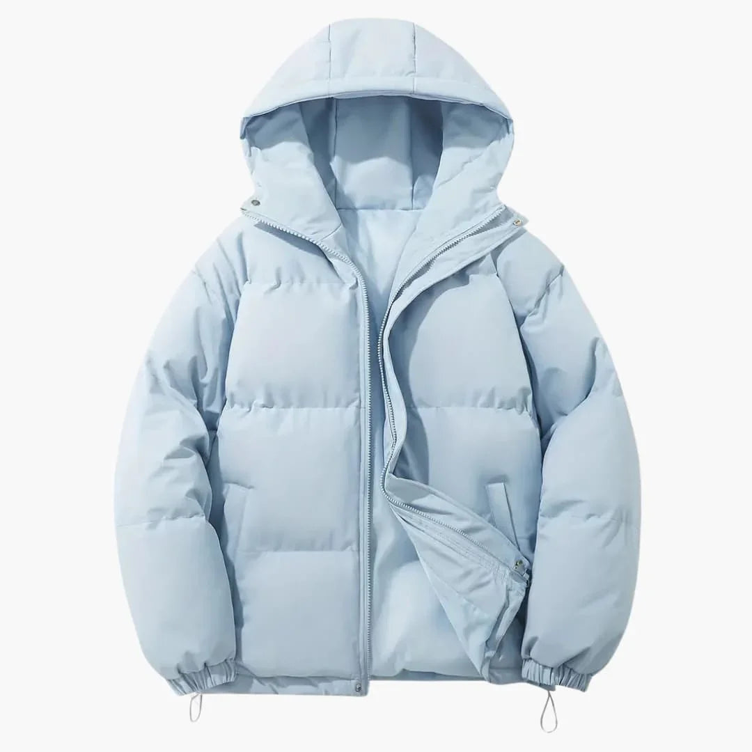 Gefütterte Kapuzen-Winterjacke für Herren 11
