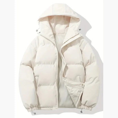 Gefütterte Kapuzen-Winterjacke für Herren 13