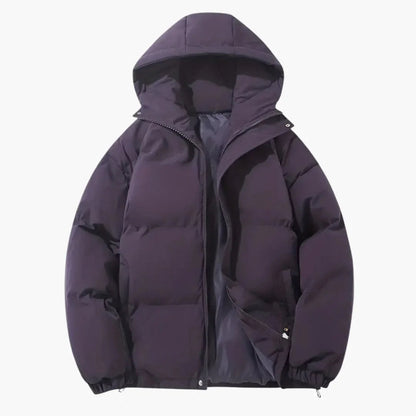 Gefütterte Kapuzen-Winterjacke für Herren 14