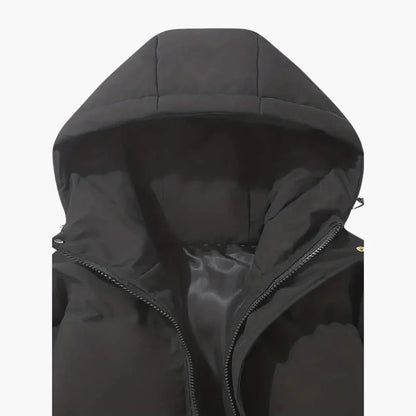 Gefütterte Kapuzen-Winterjacke für Herren 7