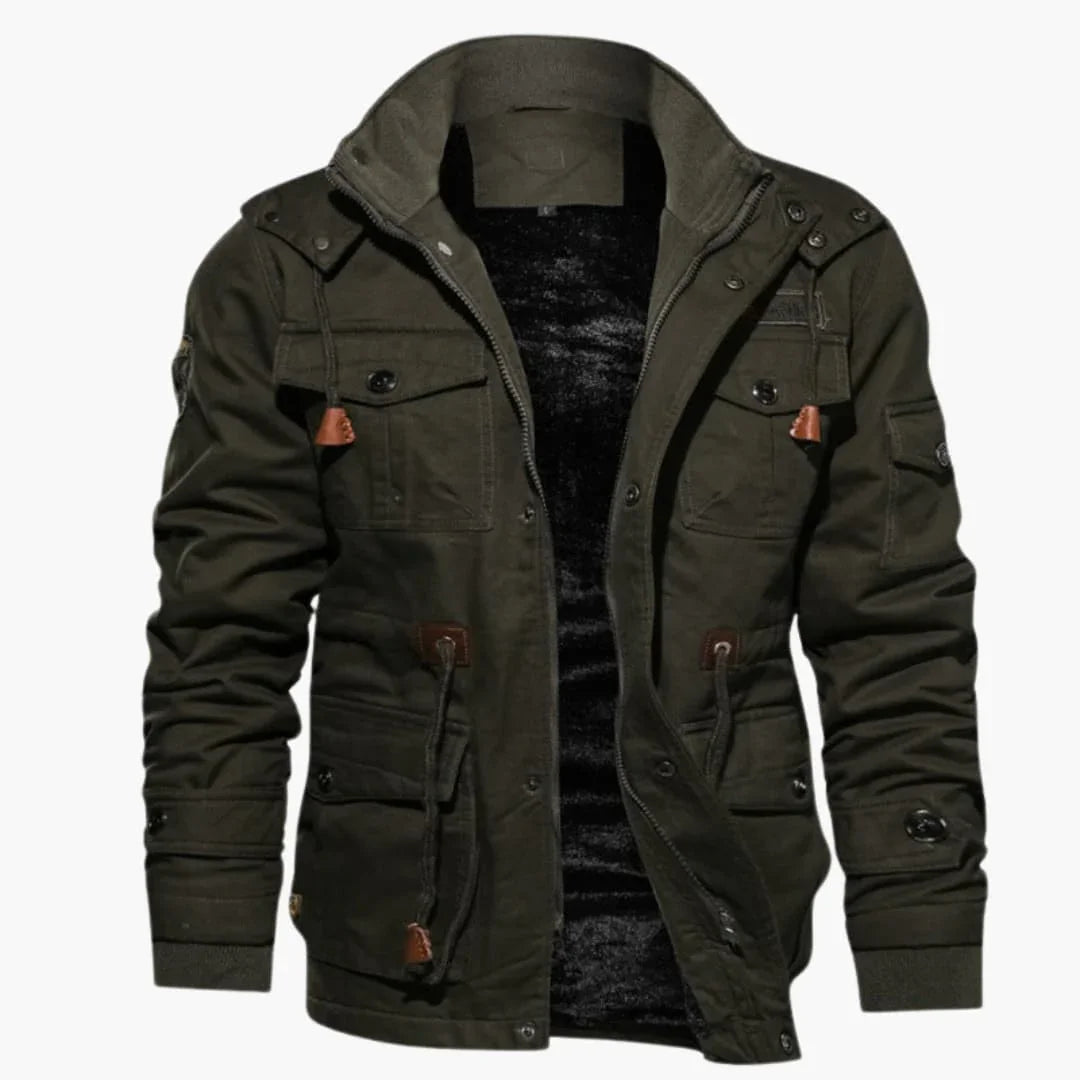 Gefütterte Pilotenjacke für Herren 1